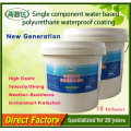 Um-componente Cold Applied umidade cura poliuretano revestimento impermeabilização